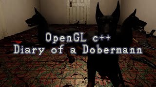 OpenGL c++ Diary of a Dobermann (10 hour stream highlights reel)