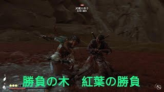 ゴーストオブヨウテイ２回目　勝負の木　紅葉の勝負