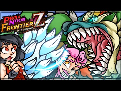 SMILE FOR THE ICE FOX - Pro and Noob VS Monster Hunter Frontier!
