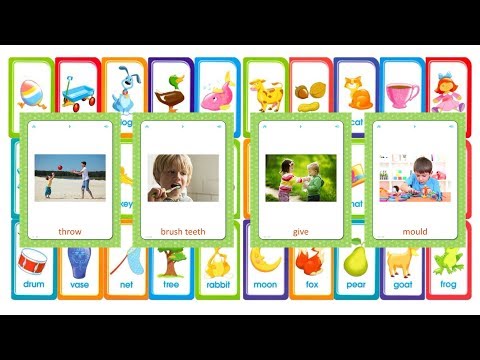 Flashcards - Verbs part 1 - learn words in English.