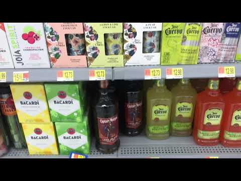 INSIDE WALMART LIQUOR STORE
