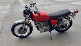 1976 Honda CB550F Super Sport Walk Around & Idle