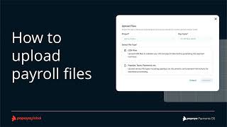 How to upload payroll files