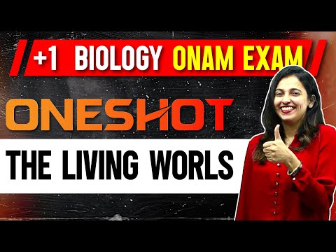 +1 Biology Onam Exam | The Living World | Oneshot | Exam Winner Plus one