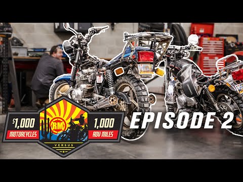 How to Turn a Street Bike into an Adventure Bike | $1,000 Motorcycles vs 1,000 Miles Episode 2