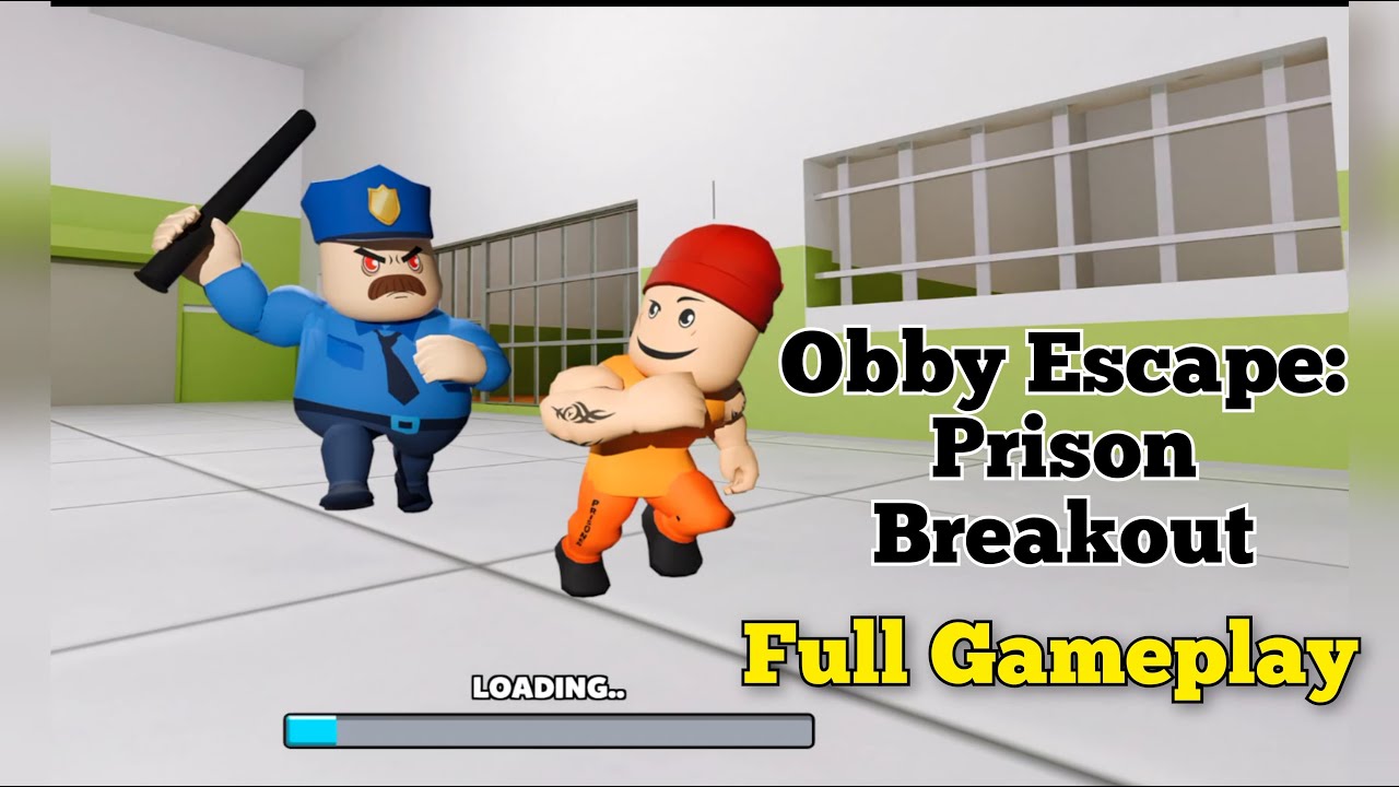 Obby Escape: Prison Breakout Full Gameplay (only game audio)