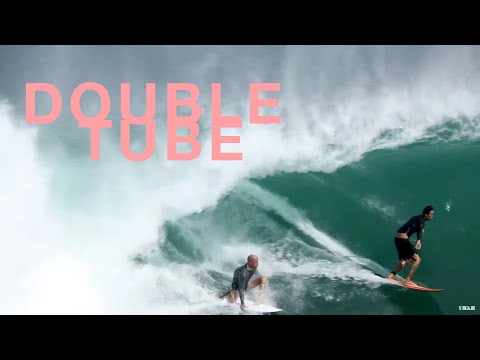 Kelly Slater and The King Of Indo Share A Barrel At Padang