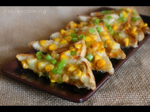 Cheesy Peri Peri Masala Corn Toast Recipe #Supacorn