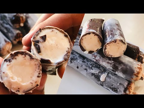 Homemade Magnum Ice Cream (No Mixer)