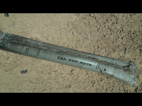 Video Thumbnail: Ballistic missile debris in Israel's Dead Sea area | AFP