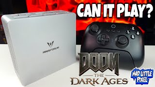 Can It Play DOOM: The Dark Ages? $500 Budget AMD Mini Gaming PC! (MINISFORUM UM880 Plus Review)