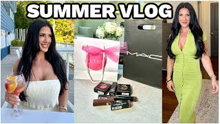 SUMMER VLOG 💛 | FashionNova Try-On Haul, PR unboxing, new makeup + date night adventures!