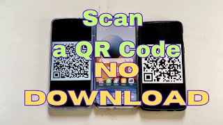 Scan QR code with your Android smartphone without installing any apps