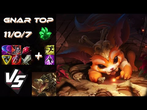 TOP Gnar vs Renekton - EU Grandmaster Patch 25.S2.2