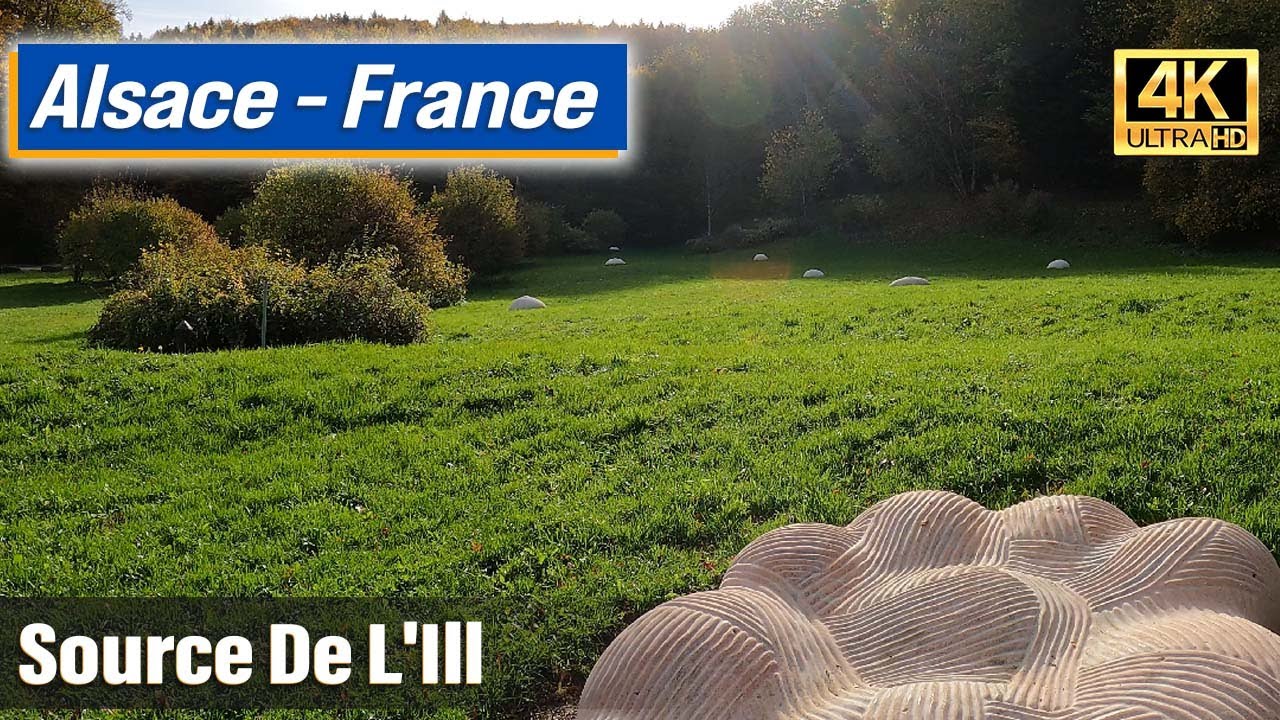Source de l'ill (Spring of the River Ill in Alsace, France)