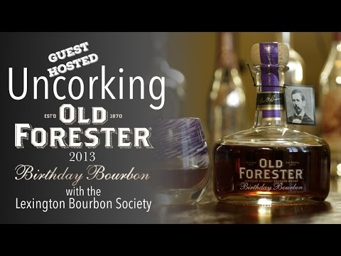 Uncorking 2013 Old Forester Birthday Bourbon with the Lexington Bourbon Society