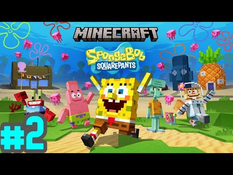 Minecraft x Spongebob DLC Gameplay Playthrough Part 2