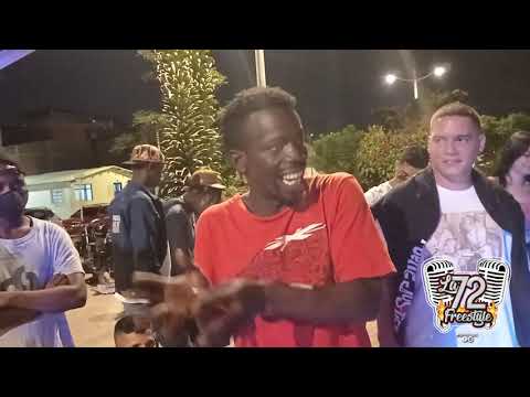 INCREIBLE!! RAPERO ENDEMONIADO ASOTA A RAPERO DE PALMIRA - big lyric vs d flow - LA 72