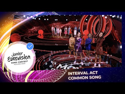 The participants sing 'Move The World' - Junior Eurovision 2020