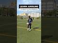 Juggling tutorial to get to 100 times⚽️🔥#football #soccer #shorts