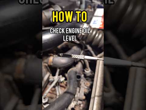 How to check Engine  Oil level