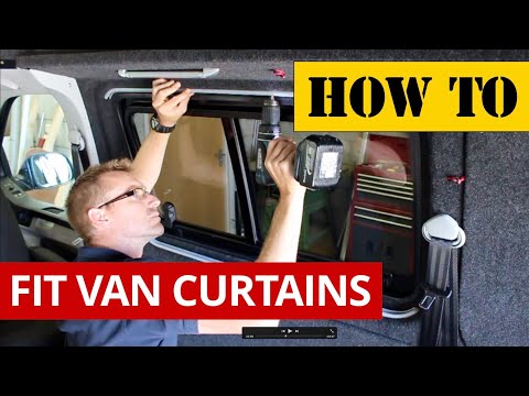 How to Fit VW Campervan Curtains. Transporter T5/T6.