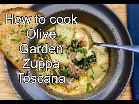 How to Cook Zuppa Toscana just like The Olive Garden/How to make Easy Zuppa Toscana
