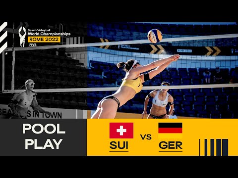 Huberli/Brunner 🇨🇭 vs. Ittlinger/Schneider 🇩🇪 - Pool Play Highlights Rome 2022 #BeachWorldChamps