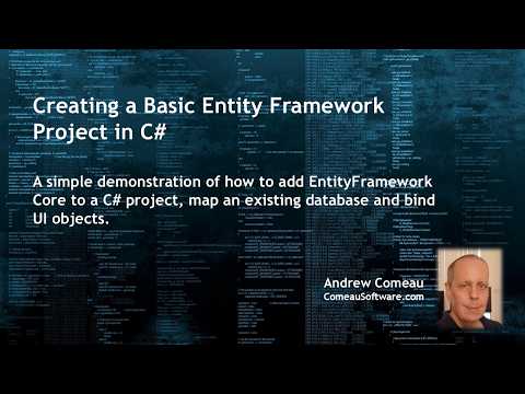 Creating A Basic Entity Framework Project With C And Sqlite