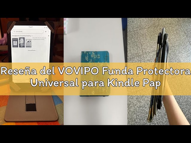 Vídeo relacionado con VOVIPO Funda Protectora Universal para Kindle Paperwhite/colorsoft Kobo eReaders de 6" 6.8" 7", Funda Folio Compatible con Kindle/Kobo/Tolino/Pocketook/Sony 6-6.8-7 Pulgadas ebook Reader-Spring Bloom