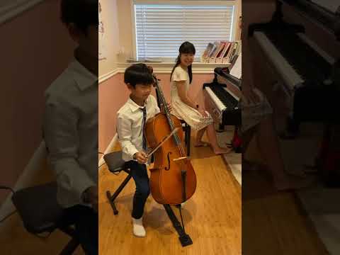 Suzuki Cello School Book 2 No. 4, Minuet No. 3 by J.S. Bach (Pezold) Cello and Piano duet