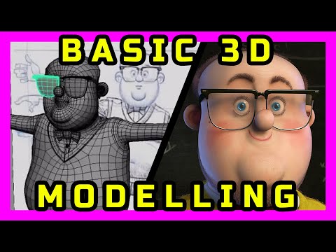 Albert Modeling Part 02  - Maya Character Modeling 3D tutorial for Beginners