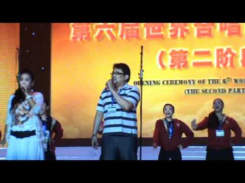 Grand Rehearsal 4 - Elfas Singer & EMS sing ASIA AURA - 2010 (Music Video by Agus)