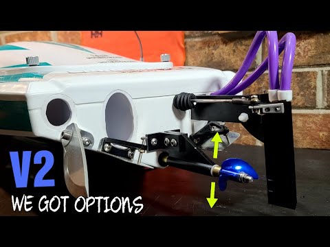 Pulled Rudder Repair & Stock Strut Tuning Mod Proboat SonicWake v2 After Crash Repairs