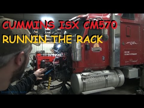 Cummins ISX CM570 Adjusting Valves, Injectors & Exhaust Brake
