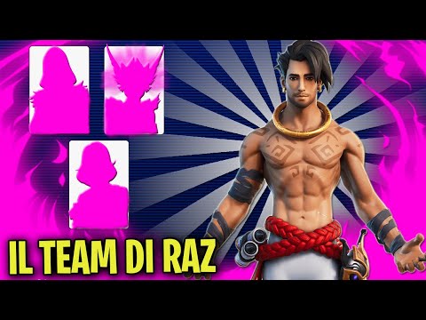 LA MIDA FEMMINA è NEL TEAM DI RAZ ?! - Fortnite