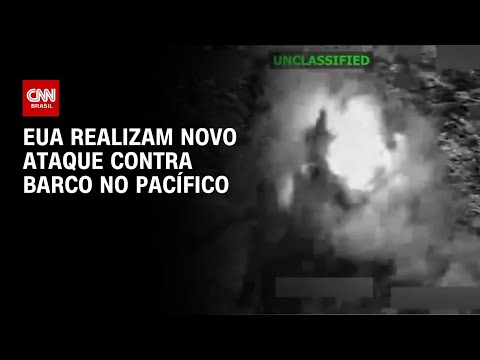 Novo ataque dos EUA no Pacífico deixa ao menos três homens mortos | LIVE CNN