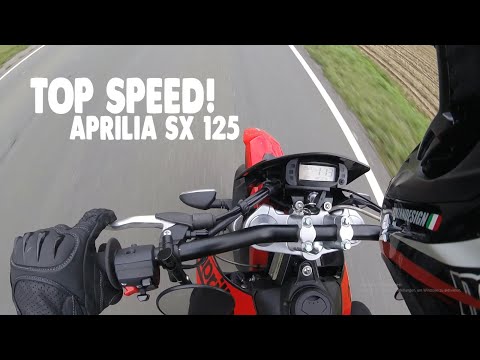 Aprilia SX 125 TOP SPEED
