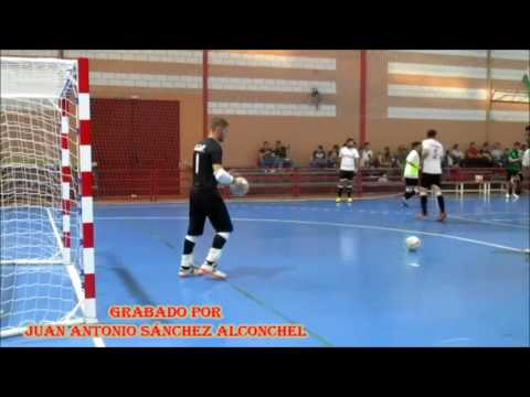 CALENTAMIENTO ANTES DEL PARTIDO DE LIGA BENALUP FS VS  UD ALCHOYANO 2017