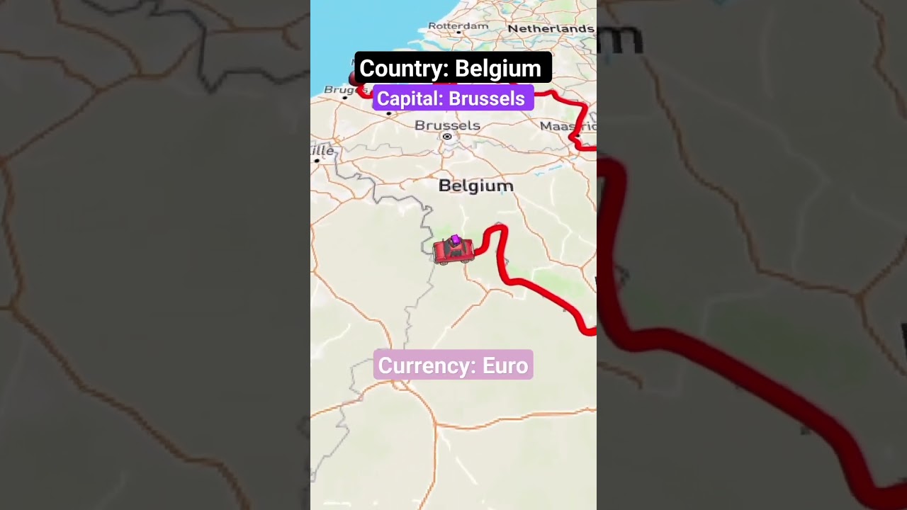 Belgium Outline Map #belgium #brussels #travel #gk #europe