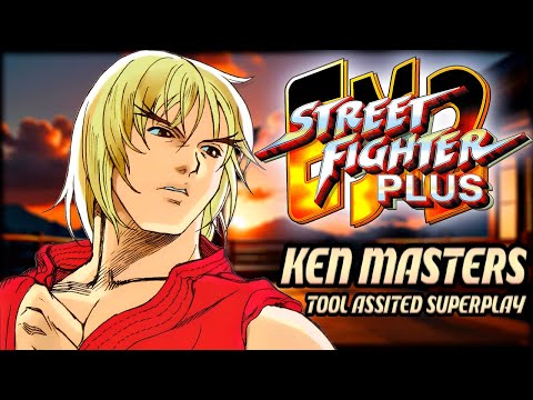 【TAS】STREET FIGHTER EX2 PLUS (PSX) JAPAN - KEN MASTERS