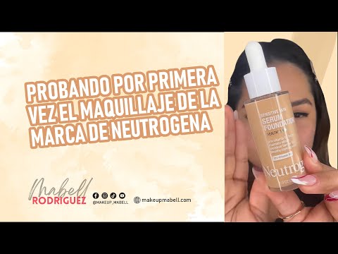 Probando por primera vez el maquillaje de la marca de Neutrogena 🥹😳