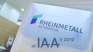 Rheinmetall at IAA 2019, Messe Frankfurt
