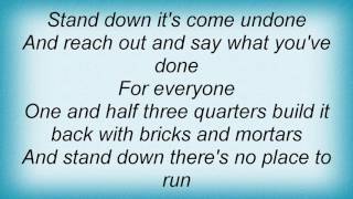 Alex Lloyd - Stand Down Lyrics