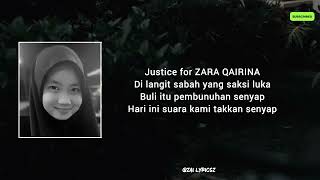 Download lagu Justice For ZARA QAIRINA ll By Norsalim Ali   Zai Lyricsz 1080p, h264 mp3