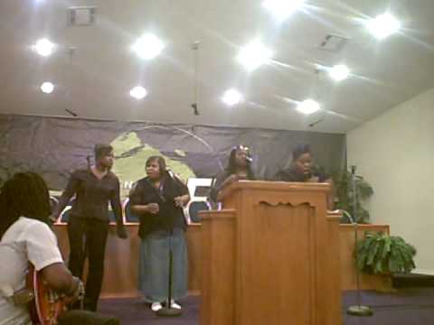 The Gates Sisters rehearsing I Love You Lord by Chuck and The Guiding Clouds