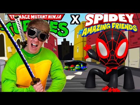 TEENAGE MUTANT NINJA TURTLES X SPIDER-MAN TEAM UP!