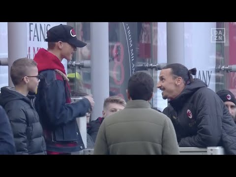 So cool begrüßt Zlatan Ibrahimovic seine Söhne | DAZN