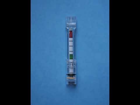 Tube témoin de température transparent -Boite de 100 unités - CARLOTEMP +8°C_4