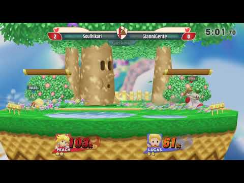 Salty Day 3-II - Soulhikari (Peach) vs GianniGente (Corrin, Lucas) - Losers Semifinals